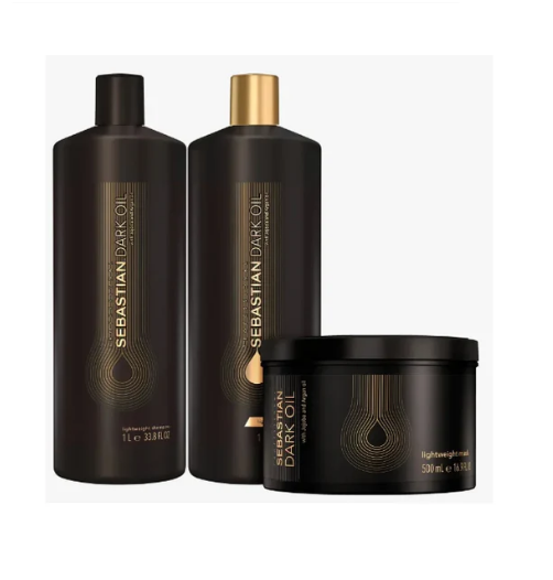 Kit Sebastian Professional Dark Oil Super Salon Trio (3 Produtos)