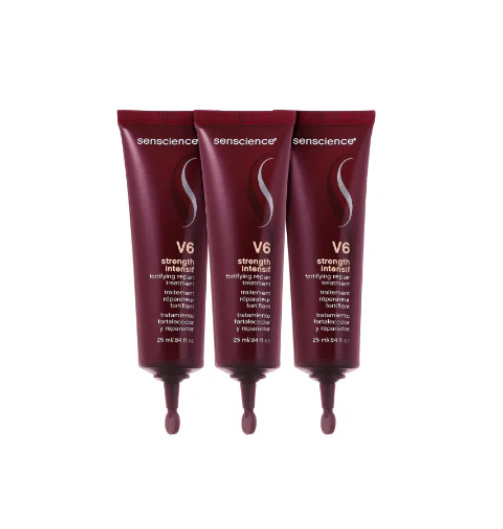 Kit Senscience V6 Strength Intensif - Ampola Capilar 3x25ml