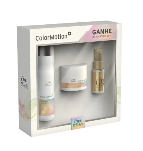 Kit Wella Color Motion+ & Oil Reflections (3 Produtos)