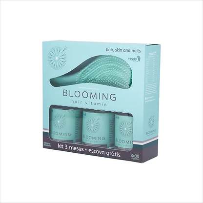 Kit Vitamina Capilar Blooming 3x30 Cápsulas