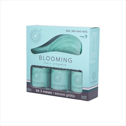 Kit Vitamina Capilar Blooming 3x30 Cápsulas