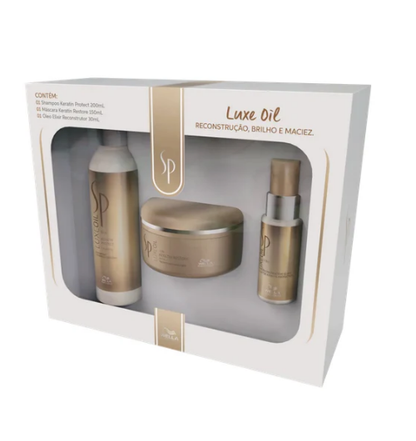 Kit SP System Professional Luxe Oil Keratin (Caixa Presente)