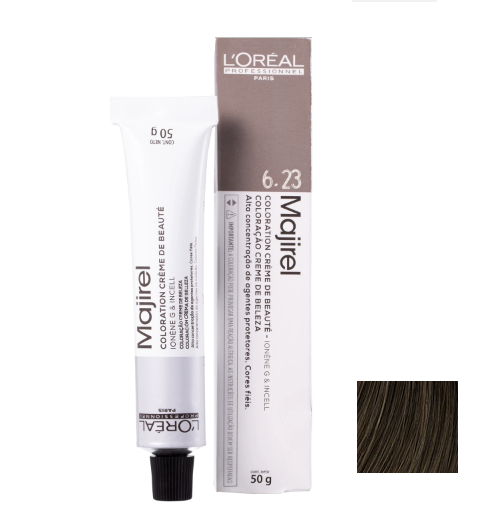 L'Oréal Professionnel Majirel 6.23 Louro Escuro Iris Dourado - Coloração Permanente 50g
