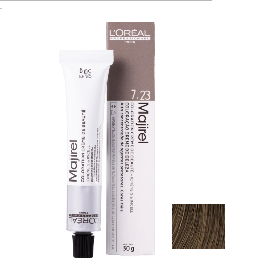 L'Oréal Professionnel Majirel 7.23 Louro Iris Dourado  - Coloração Permanente 50g