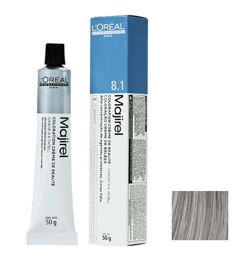 L'Oréal Professionnel Majirel 8.1 Louro Claro Acinzentado - Coloração 50g