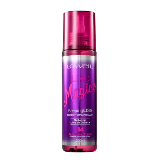 Lowell Liso Mágico Keeping Liss - Fluido Termoativado 200ml