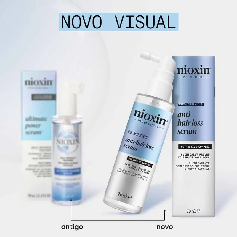 Nioxin Anti-Hair Loss Serúm - Tratamento Contra Afinamento Capilar 70ml