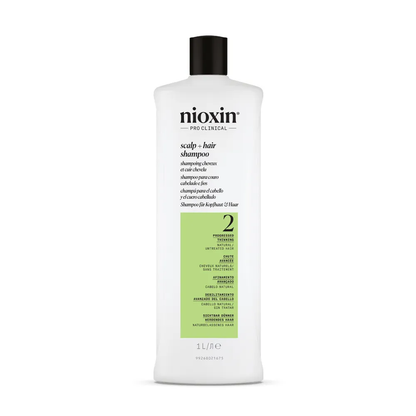Nioxin Sistema 2 - Shampoo Contra Afinamento Capilar 1L