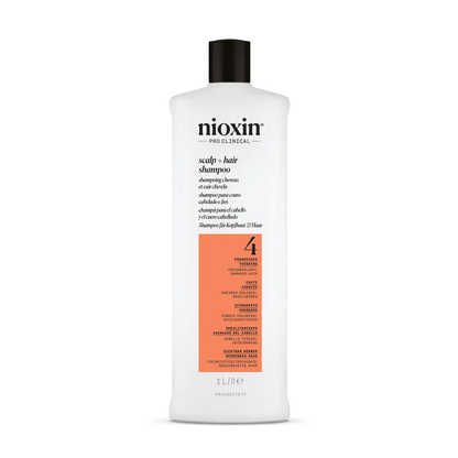 Nioxin Sistema 4 - Shampoo Contra Afinamento Capilar 1L