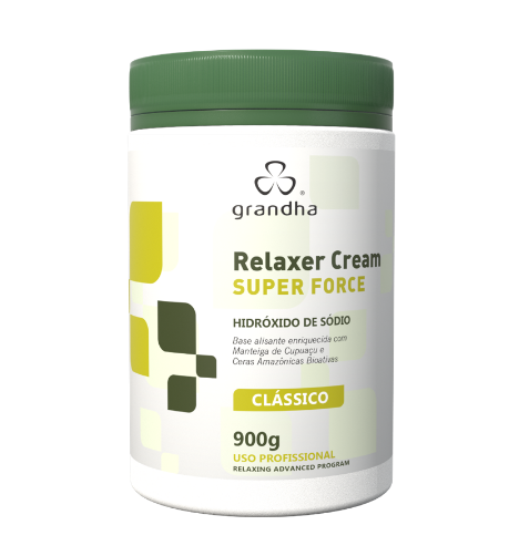 Grandha Relaxer Cream Super Force Hidróxido De Sódio - 900g