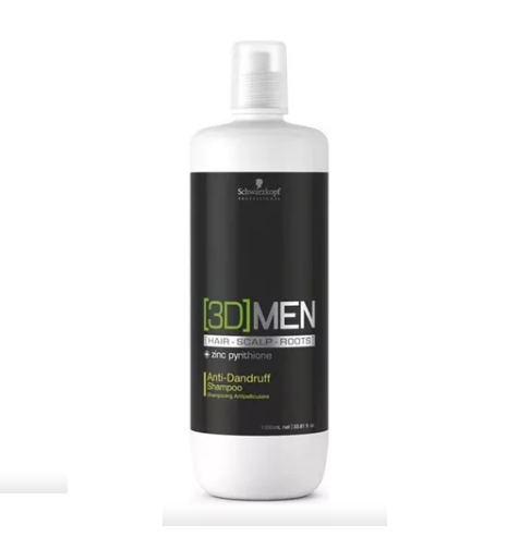 Schwarzkopf 3d Men Zinc Shampoo Anticaspa 1L