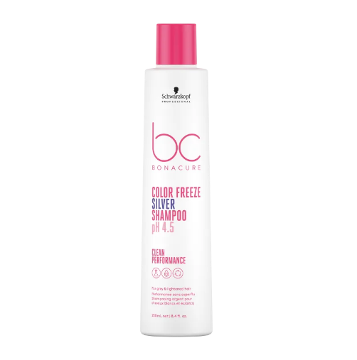 Schwarzkopf Professional BC Bonacure Clean Performance Color Freeze Silver - Shampoo Matizador 250ml