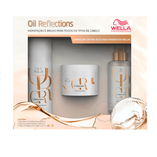 Kit Wella Professionals Oil Reflections Luminous Trio (3 Produtos)