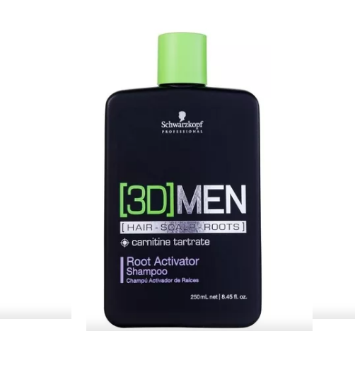 Schwarzkopf Professional 3d Men Root Activator - Shampoo Ativador De Raizes 250ml