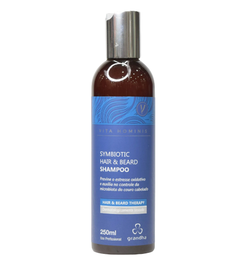 Grandha Symbiotic Hair & Beard Vita Hominis - Shampoo 250ml