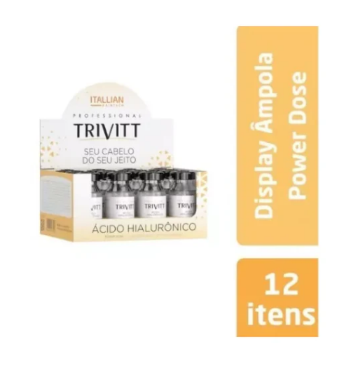 Trivitt Power Dose Ampola Ácido Hialurônico 10ml - Caixa c/ 12un