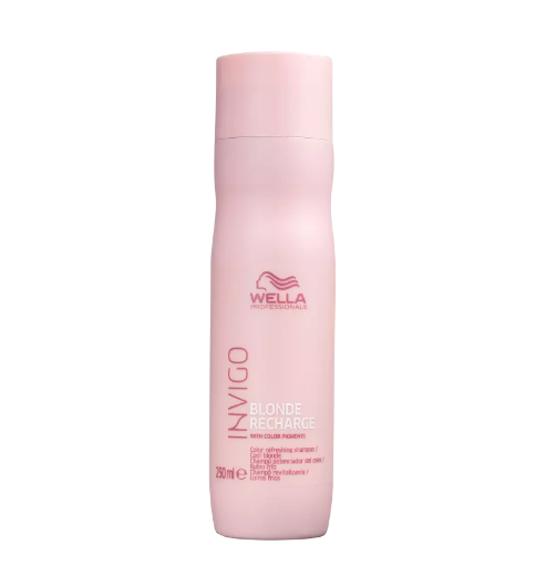 Wella Professionals Invigo Blonde Recharge - Shampoo Desamarelador 250ml