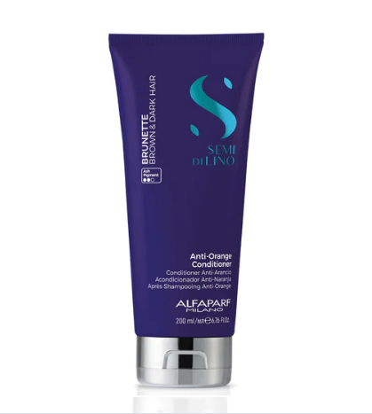 Alfaparf Semi di Lino Brunete Brown e Dark Anti Orange - Condicionador 200ml