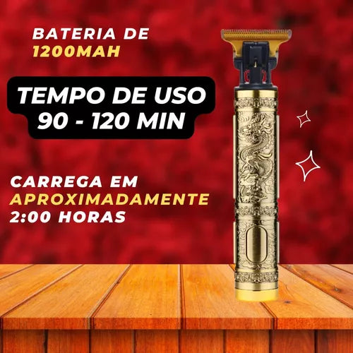 Maquina Acabamento Recarregável para Cabelo ou Barba Sem Fio