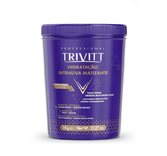 Itallian Trivitt Blonde Hidratação Intensiva Matizante - Máscara Matizadora 1Kg