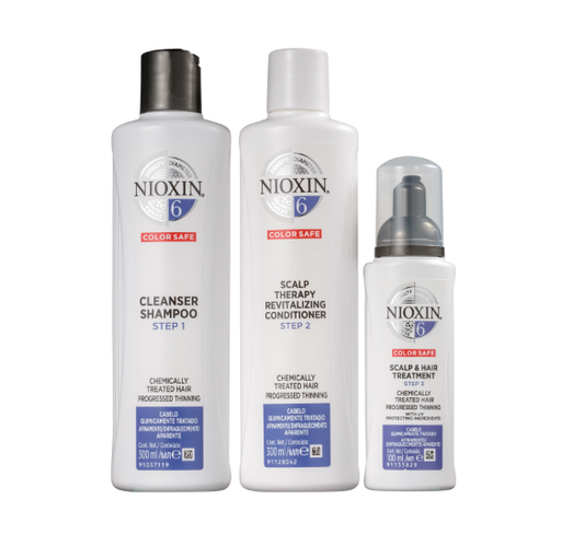 Kit Nioxin Loyalty Sistema 6 de Tratamento Contra Afinamento Capilar (3 Produtos)