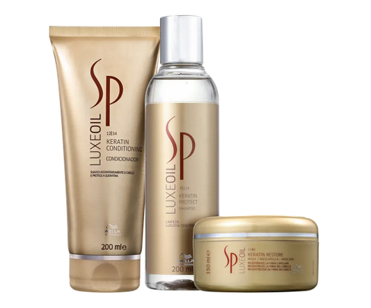 Kit SP System Professional Luxe Oil Keratin Restore Trio (3 Produtos)