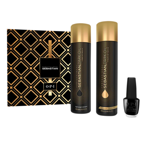 Kit Sebastian Professional Dark Oil & OPI Black (3 Produtos)