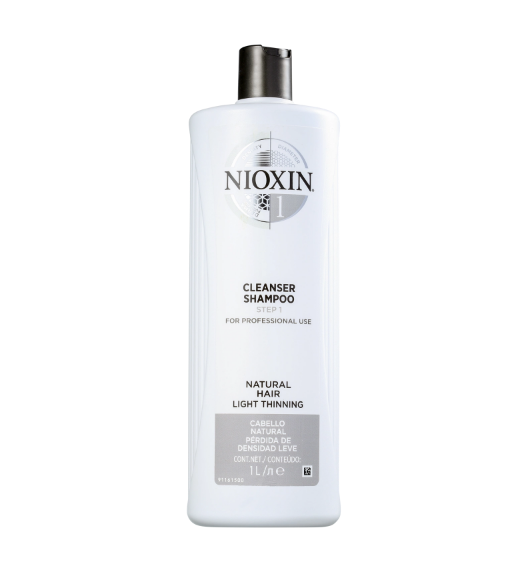 Nioxin Sistema 1 - Shampoo Contra Afinamento Capilar 1L