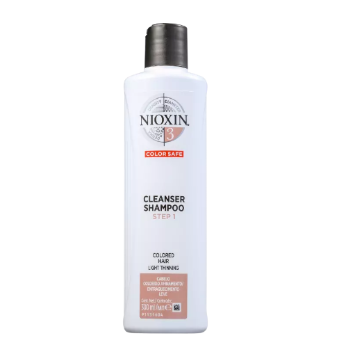 Nioxin Sistema 3 - Shampoo Contra Afinamento Capilar 300ml