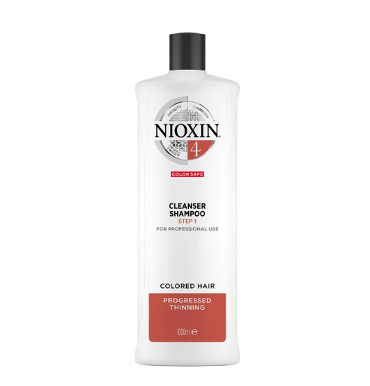 Nioxin Sistema 4 - Shampoo Contra Afinamento Capilar 1L