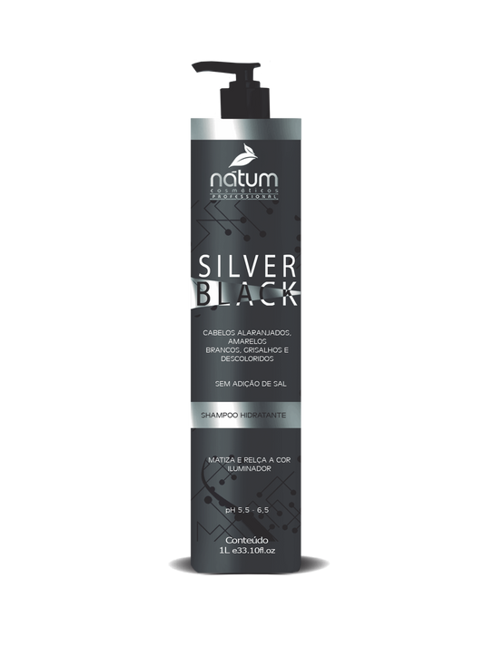Silver Black Shampoo Matizador Hidratante 1000 ML
