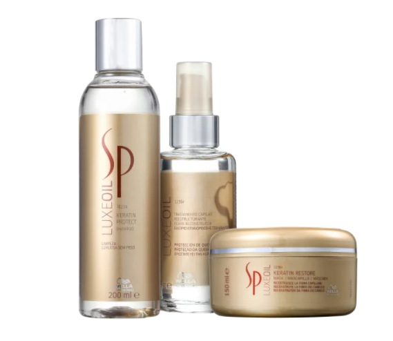 Kit SP System Professional Luxe Oil Keratin Trio (3 Produtos)