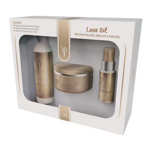 Kit SP System Professional Luxe Oil Keratin (Caixa Presente)