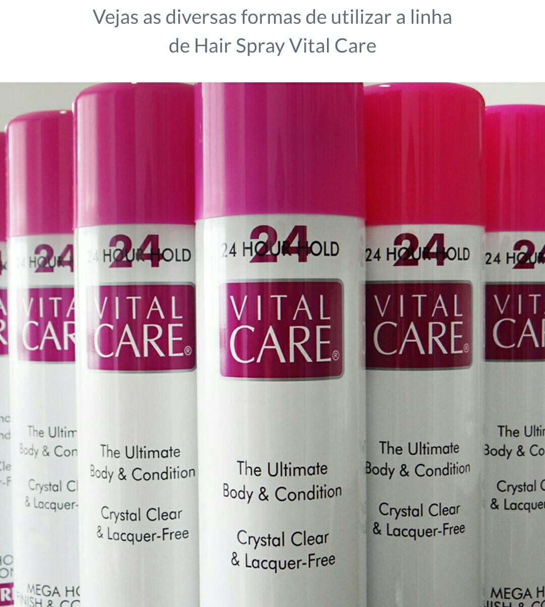 Vital Care Mega Hold Hair Spray 24 Horas